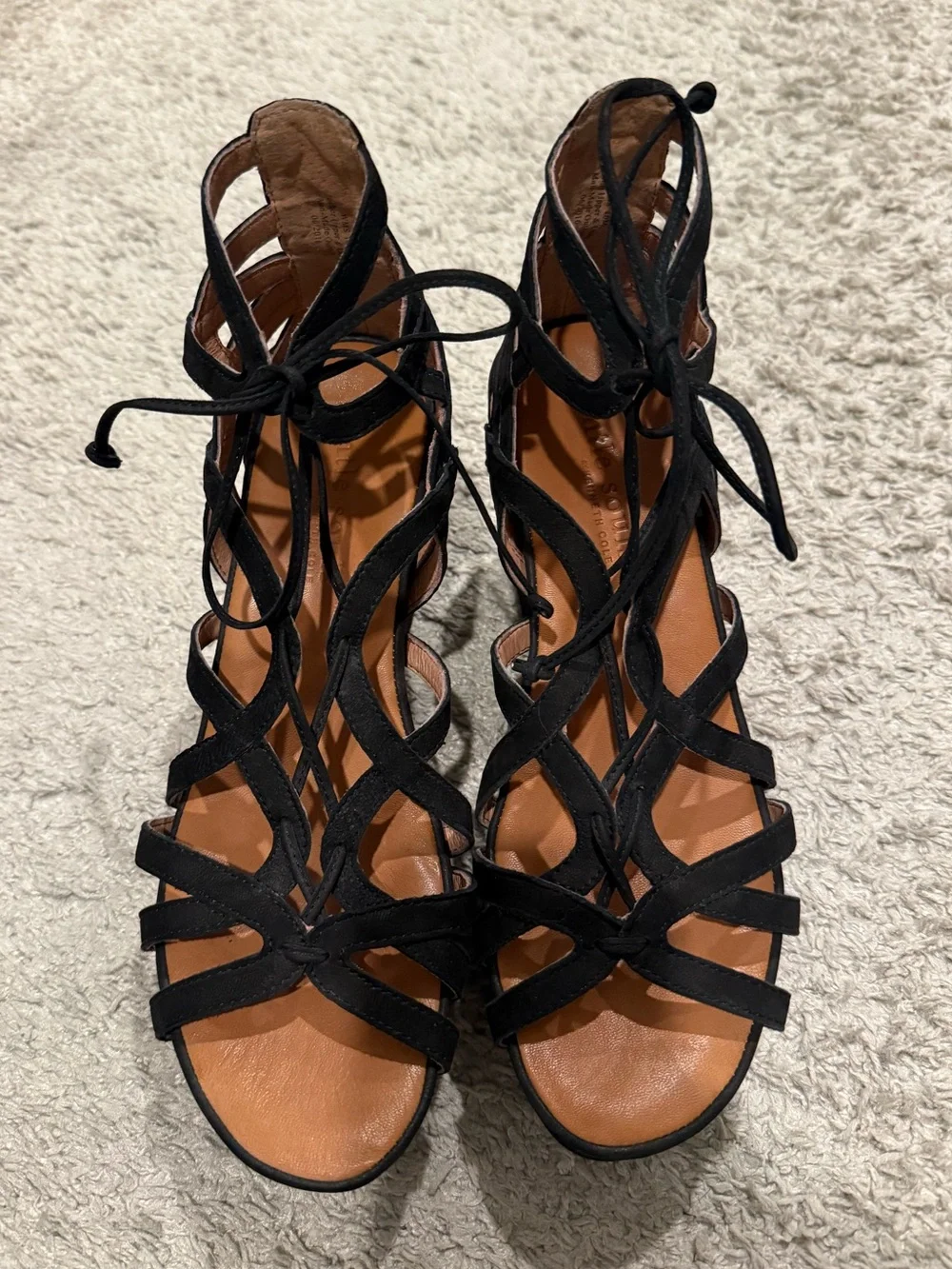 Gentle souls by Kenneth Cole - joy lace up wedges